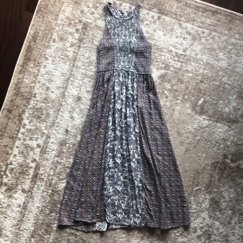 Long Floral Fall Dress Size M